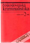 Tomáš Vojtěch a kolektív - Československá kriminalistika 2/1983