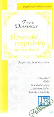 Obal knihy Slovenské rozprávky s maľovankami X. časť