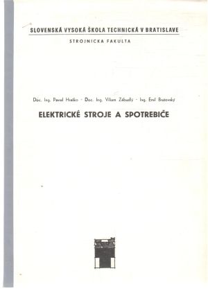 Obal knihy Elektrické stroje a spotrebiče