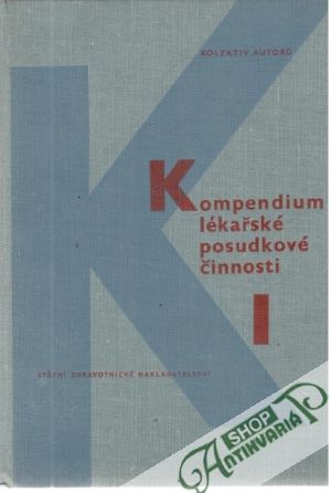 Obal knihy Kompendium lékařské posudkové činnosti I. - II(1.)