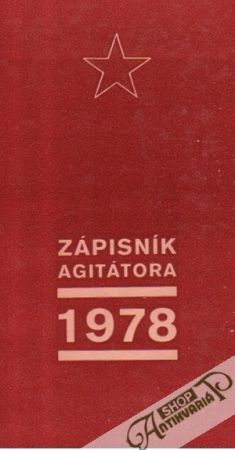 Obal knihy Zápisník agitátora 1978