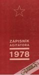Kolektív autorov - Zápisník agitátora 1978