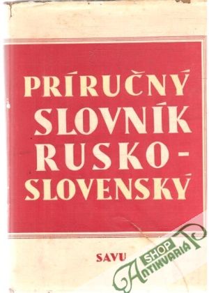 Obal knihy Príručný slovník rusko - slovenský