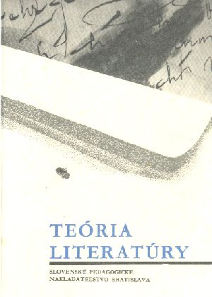 Obal knihy Teória literatúry