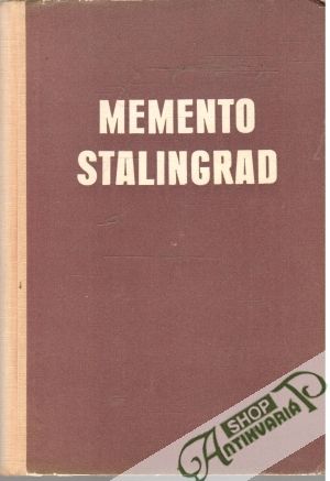 Obal knihy Memento Stalingrad