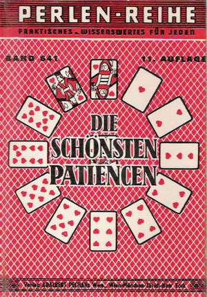 Obal knihy DIE SCHONSTEN PATIENCEN
