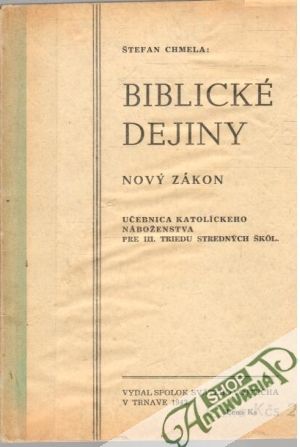 Obal knihy Biblické dejiny - Nový zákon