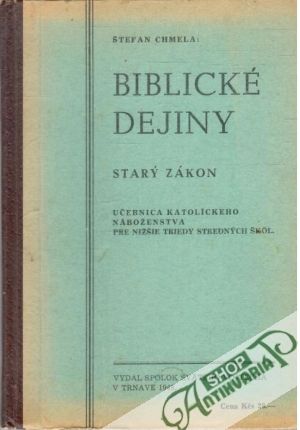 Obal knihy Biblické dejiny - starý zákon