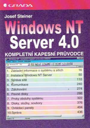 Obal knihy WINDOWS NT SERVER 4.0