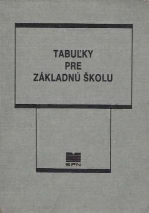 Obal knihy Tabuľky pre základnú školu