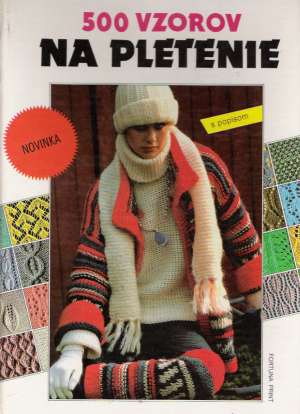 Obal knihy 500 vzorov na pletenie