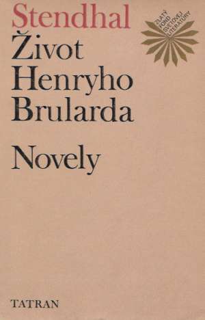 Obal knihy Život Henryho Brularda, Novely