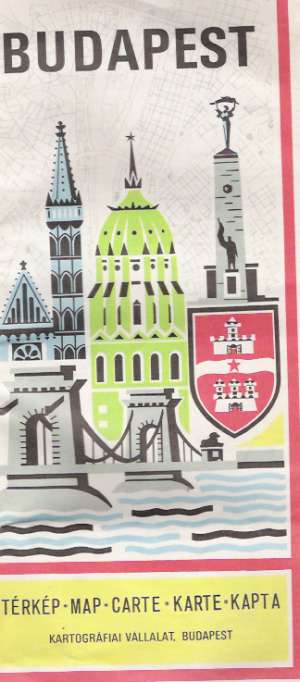 BUDAPEST - MAPA - Kolektív autorov