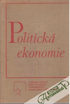Obal knihy Politická ekonomie