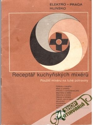 Obal knihy Receptář kuchyňských mixéru