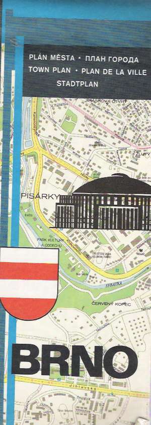Obal knihy PLÁN MĚSTA BRNO