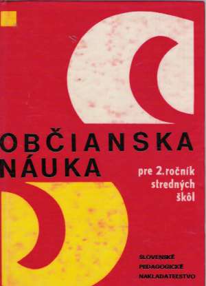 Obal knihy Občianska náuka pre 2.ročník SŠ