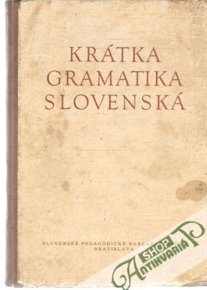 Obal knihy Krátka gramatika slovenská