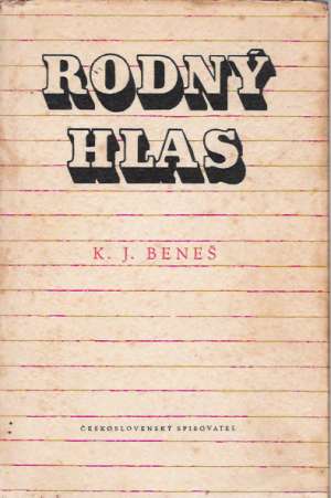 Obal knihy RODNÝ HLAS
