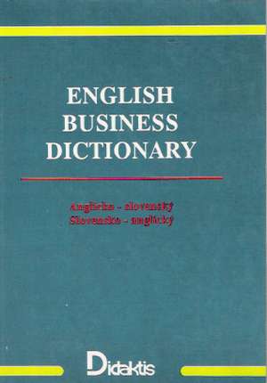 Obal knihy English business dictionary