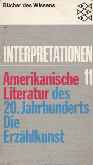 AMERIKANISCHE LITERATUR DES 20. JAHRHUNDERTS - Hoffmann G.