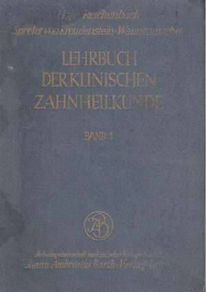 Obal knihy Lehrbuch der klinischen zahnheilkunde band 1