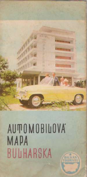 AUTOMOBILOVÁ MAPA BULHARSKA - Kol.