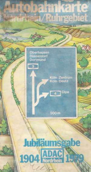 AUTOBAHNKARTE NORDRHEIN/ RUHRGEBIET - Kolektív autorov