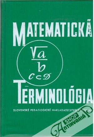 Obal knihy Matematická terminológia