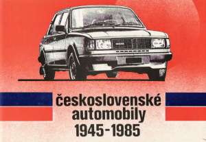 Obal knihy Československé automobily 1945-1985