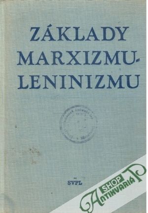Obal knihy Základy marxizmu - leninizmu