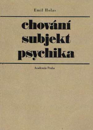 Obal knihy Chování, subjekt, psychika