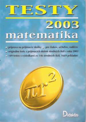 Obal knihy Testy 2003 matematika