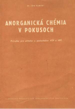 Obal knihy Anorganická chémia v pokusoch