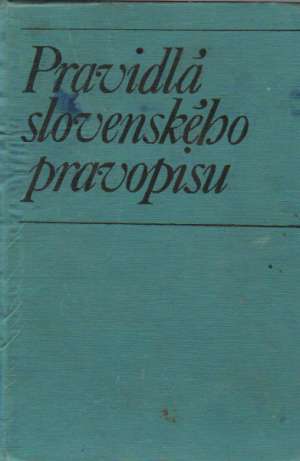 Obal knihy Pravidlá Slovenského pravopisu