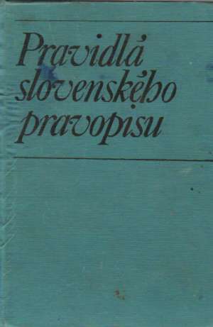 Obal knihy Pravidlá Slovenského pravopisu