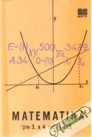 Obal knihy Matematika pre 3. a 4. ročník SEŠ