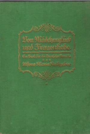 Obal knihy VON MäDCHENGLUCK UND FRAUENLIEBE