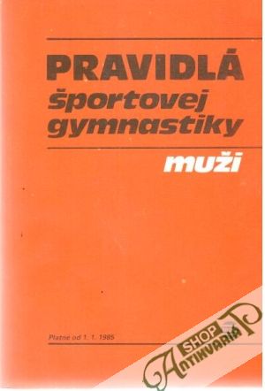 Obal knihy Pravidlá športovej gymnastiky - muži