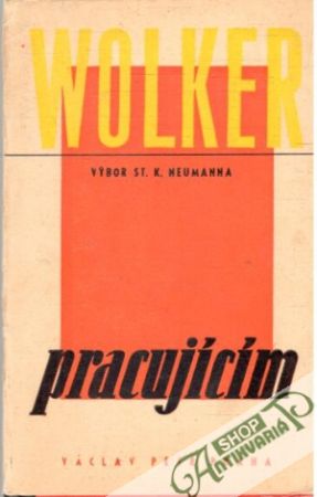 Obal knihy Wolker pracujícím