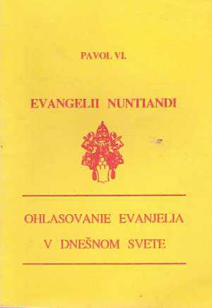 Obal knihy Evangelii nuntiandi