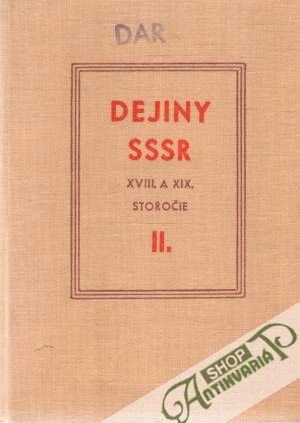 Obal knihy Dejiny SSSR II.