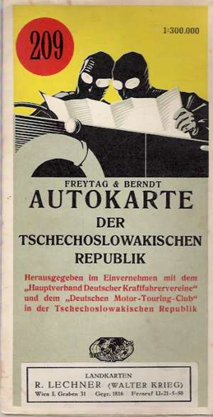 AUTOKARTE DER TSCHECHOSLOWAKISCHEN REPUBLIK  209 - Kolektív autorov