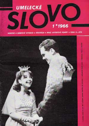 Obal knihy UMELECKÉ SLOVO 1966
