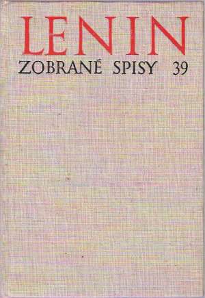 Obal knihy Zobrané spisy 39.