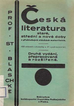 ČESKÁ LITERATURA - Blaschek S.