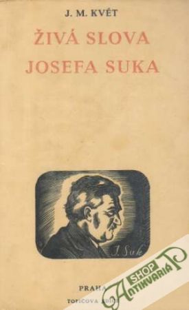 Obal knihy Živá slova Josefa Suka
