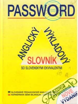 Obal knihy Password - Anglický výkladový slovník so slovenskými ekvivalentmi