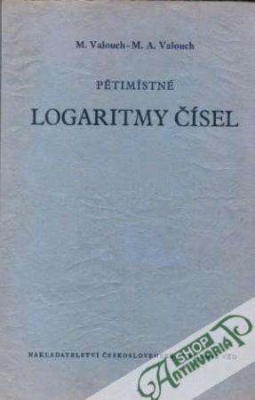 Obal knihy Pětimístné logaritmy čísel