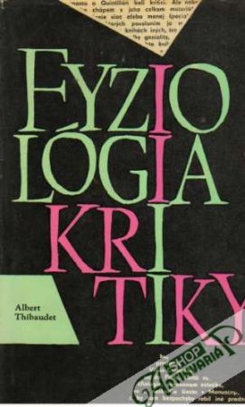 Obal knihy Fyziológia kritiky